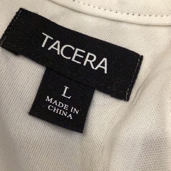 NWT Tacera Chevron Lined Dress Size Large - Picture 9 of 10